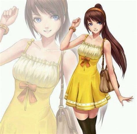 Yellow Dress Anime Girls And Anime On Pinterest