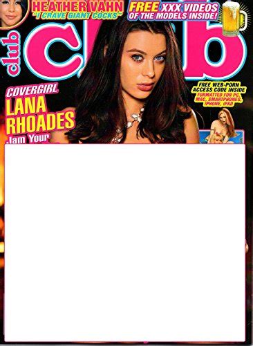 Buy Lana Rhoades Adult Magazine Club 263 2018 Nikki Kane Three Hole