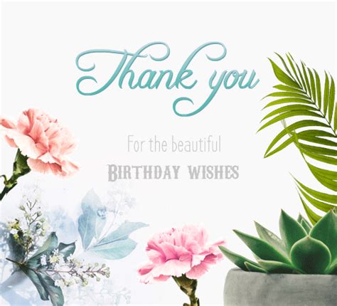 Thank you wishes for remembering my birthday. Classy Thank You With Rose Petals. Free Birthday Thank You eCards | 123 Greetings