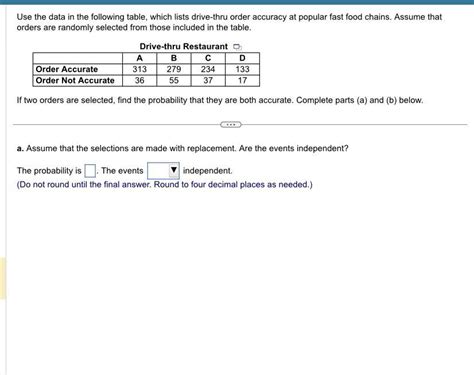 Question Content Area Topnpart 1nuse The Data In The Following