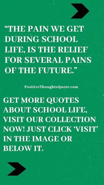 Best Remarkable School Life Quotes Positive Thoughts Quotes