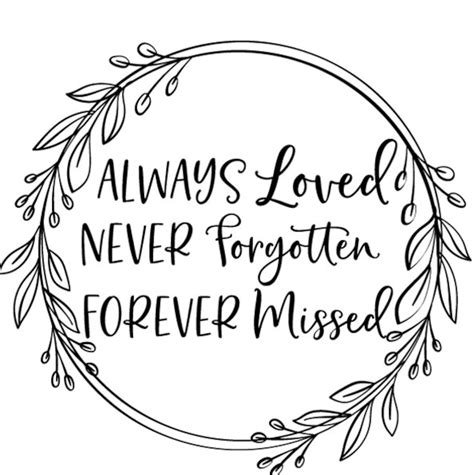 Always loved never forgotten SVG File Beautiful Disaster Svg | Etsy