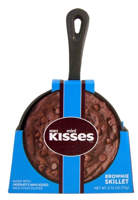 Hersheys Brownie Cast Iron Skillet With Mini Kisses Brownie Mix 5