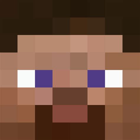Pixilart Minecraft Steve Face Front By Dgamer