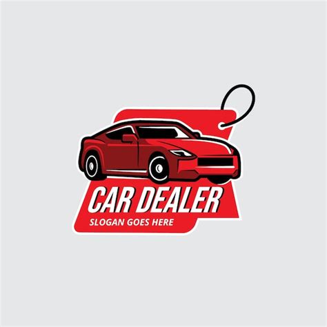 Free Vector Flat Design Car Dealer Logo
