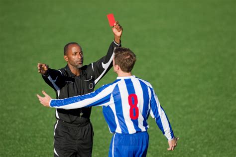 Soccer Player Referee Stock Photo Download Image Now Istock