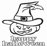 Happy Halloween Coloring Pages Clipart sketch template