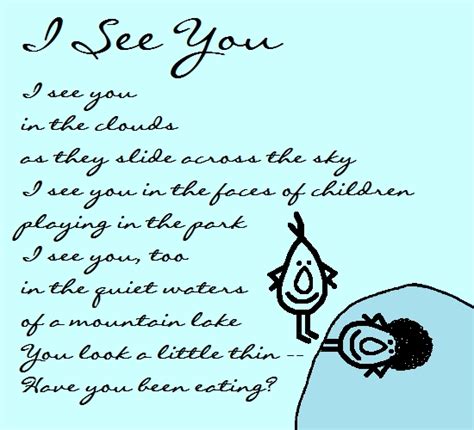 I See You Funny Thinking Of You Poem Free Thinking Of You Ecards