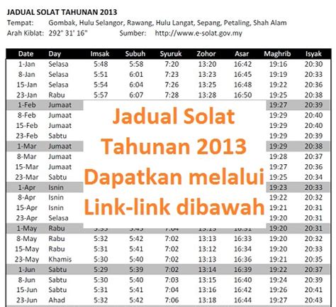 Muslim salat times in seremban today, fajr, dhuhr, asr, maghrib & isha'a. Derma Pada Anak Yatim: Jadual Waktu Solat Tahunan 2013