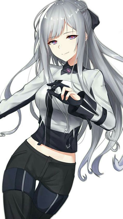 Anime 🙂🌷😉 Cool Anime Girl Anime Art Girl Anime Girls Grey Hair Anime