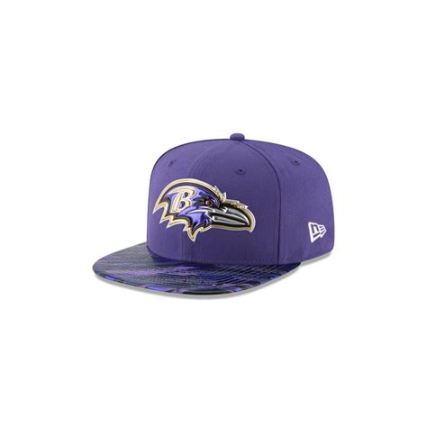 new era nfl baltimore ravens 9fifty colour rush on field original fit snapback cap teams from