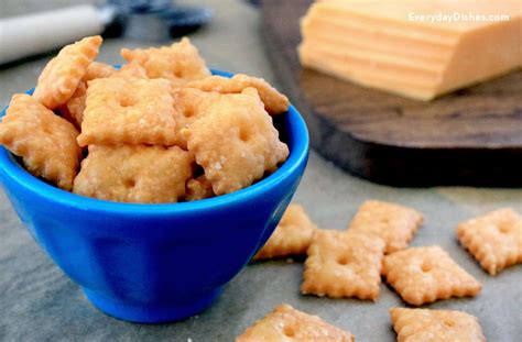Homemade Cheese Crackers Recipe Everyday Dishes