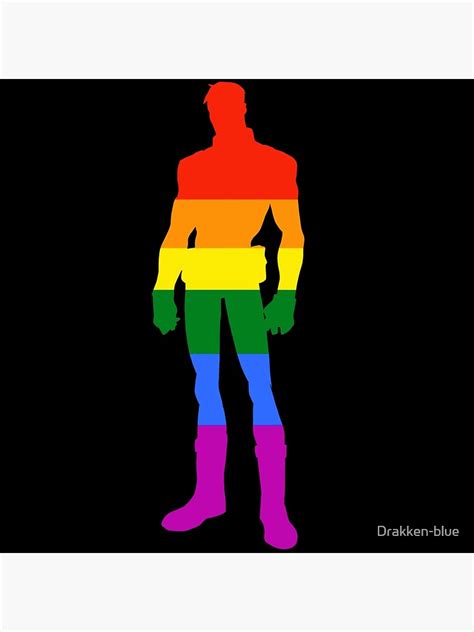 Takashi Shirogane Pride Collection Gay Flag Edition Poster By Drakken Blue Redbubble