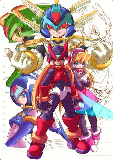 Megaman Zero Character Art Mega Man