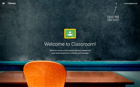 In the google classroom, you can conduct courses too. Google Classroom ~ My FAVORITE Techie Tool of 2014