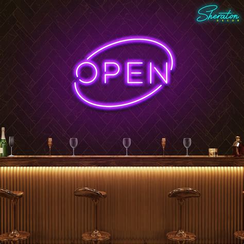 Custom Neon Sign Open Open Closed Sign For Business Home Bar Etsy