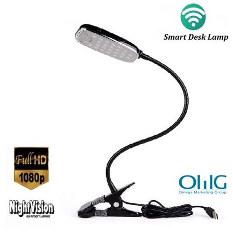 Spy077 Omg Wifi Hd Hidden Camera Desktable Lamp With Night Vision