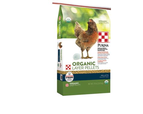 Purina Organic Layer Hen Pellet Poultry Feed Backyard Chickens