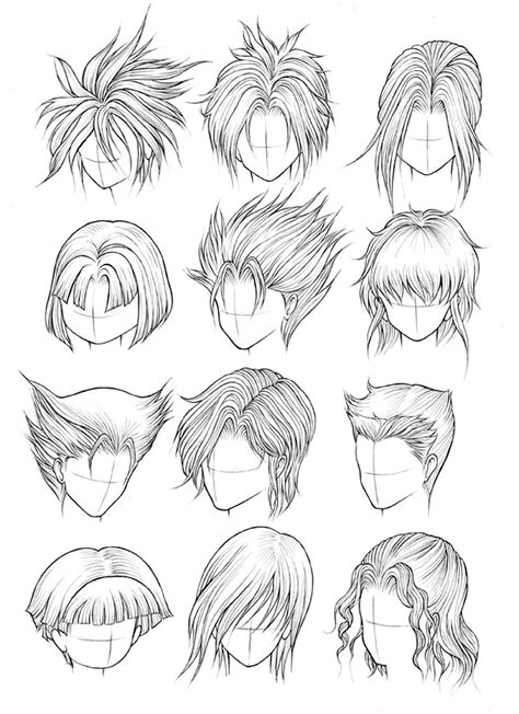 Top Photos Anime Hair Male How To Draw Male Anime Hair Different Ways Youtube Vhj Wpqh
