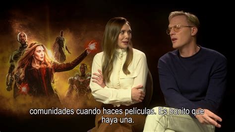 Vengadores Infinity War Entrevista Exclusiva A Elizabeth Olsen Y