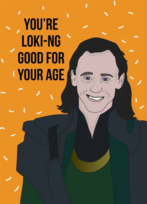 Loki Marvel Birthday Card Scribbler Hilarious Birthday Cards Loki