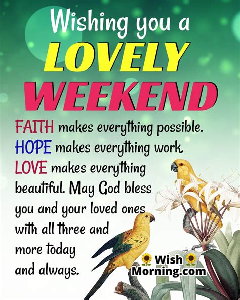 Wonderful Weekend Quotes Wishes Wish Morning