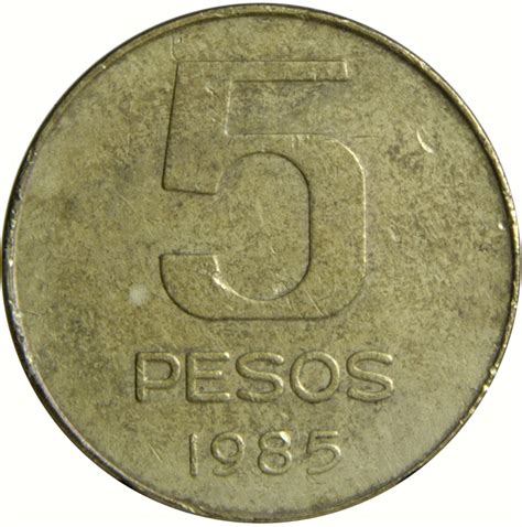 5 Pesos Argentina Numista