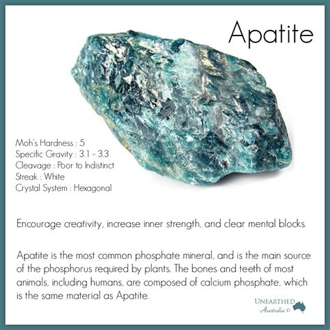 Apatite Card Crystals Minerals Rocks And Minerals Crystals And