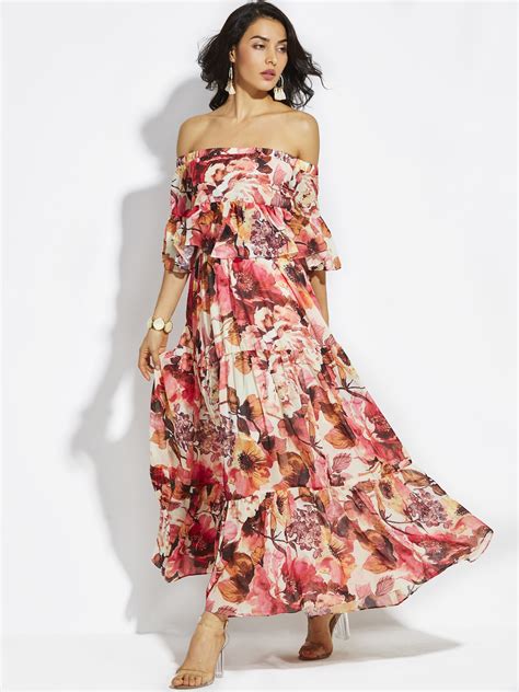 2018 Chiffon Maxi Dress Women Plus Size Summer Floral Sexy Sleeveless