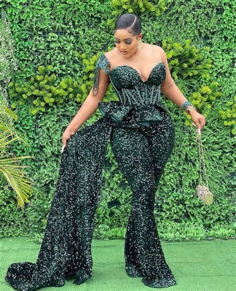 Admirable Aso Ebi Jumpsuit Styles Ladeey Lace Styles For Wedding