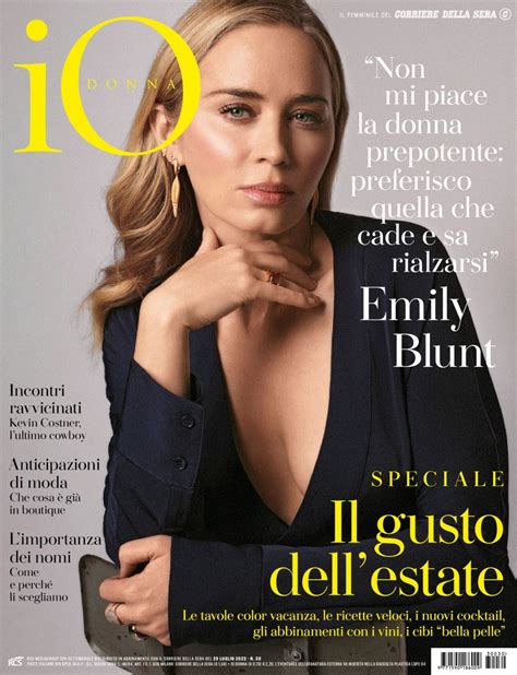 Emily Blunt In Io Donna Del Corriere Della Sera July Hawtcelebs
