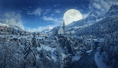 Winter Night Snow · Free Photo On Pixabay