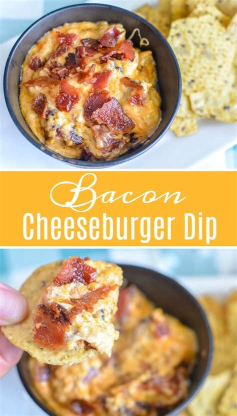 The Most Mouthwatering Bacon Cheeseburger Dip Recipe