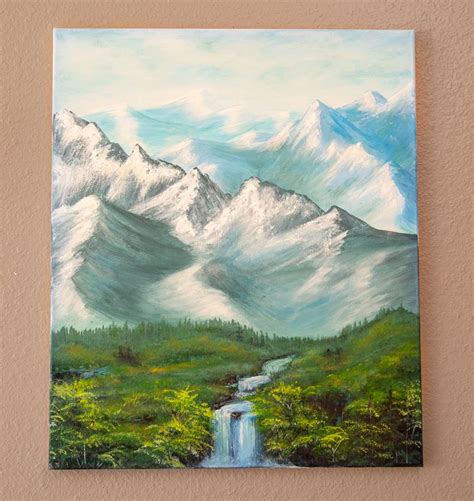 Mountain River Valley Tricia Lauree Paintings And Prints Landscapes
