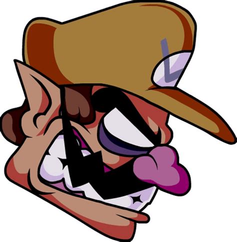 Wario Apparition Fnf Sticker Wario Apparition Fnf Mario S Madness