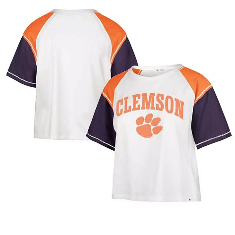 47 Clemson Tigers Serenity Gia Cropped T Shirt Academy