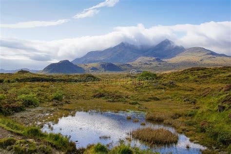 The Cuillin Hills On The Isle Of Skye Stock Image Image Of Skye