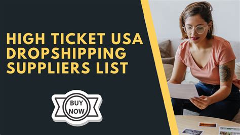 I Will Send You The Massive List Of High Ticket Usa Dropshipper Suppliers Legiit