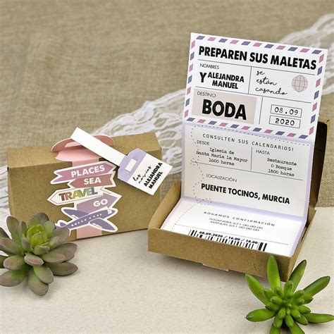 Invitaciones De Boda Originales Modelo Bubble Invitac