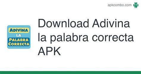 Download Adivina La Palabra Correcta Apk Latest Version 2022