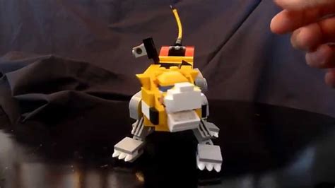 Voltron Moc Pt 4 Yellow Lion By Bwtmt Brickworks Youtube