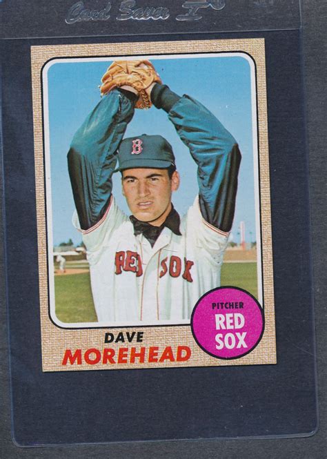 1968 Topps 212 Dave Morehead Red Sox Nm For Sale Online Ebay