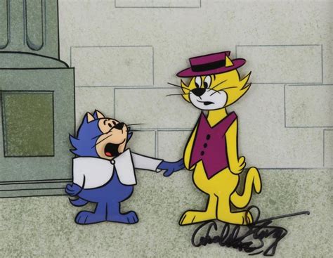 top cat and benny the ball production cels on a producti