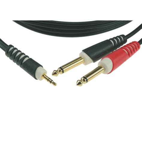 Cablu Audio Klotz 2 X Jack Ts 63 1 X Jack Trs 35 1m Musicshop