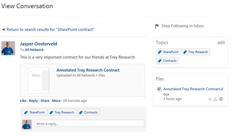 yammer and sharepoint extend sharepoint search results with yammer jasper oosterveld