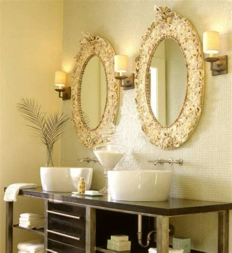 The mirrors are installed on the wall using brackets or heavy duty glue. 20 Bathroom Mirror Ideas To Reflect an Elegant Style
