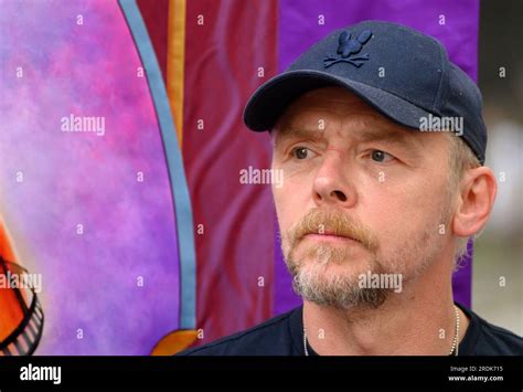 Simon Pegg English Actor At An Equity Event In Leicester Square