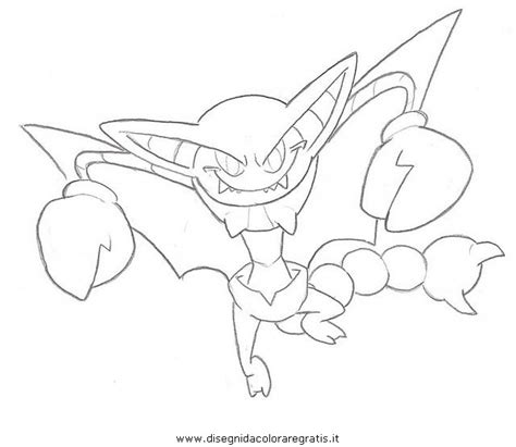 Disegno Pokemongliscor Personaggio Cartone Animato Da Colorare