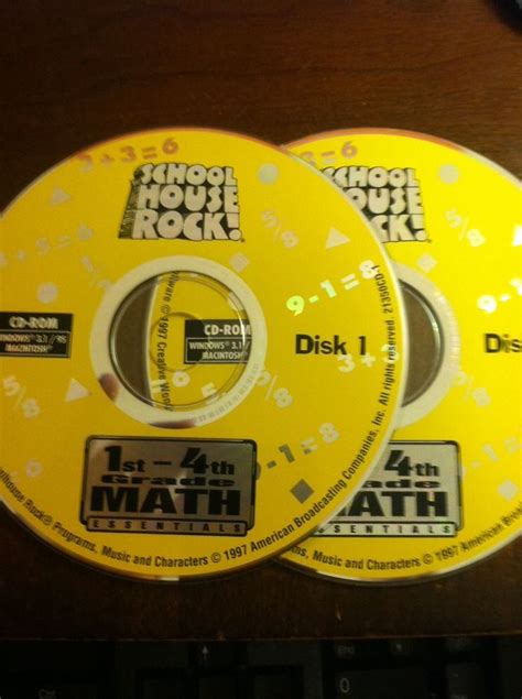 Schoolhouse Rock 1st 4th Grade Math Essentials Deluxe Disney Wiki