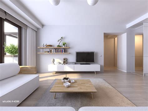 Clean White Apartment Design Interior Design Ideas